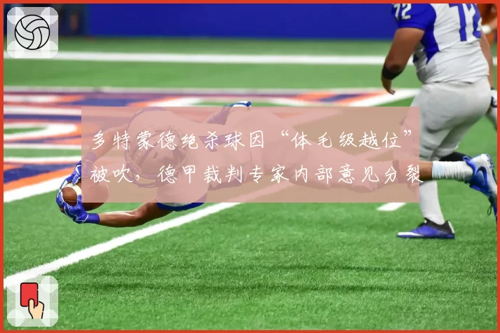 多特蒙德绝杀球因“体毛级越位”被吹，德甲裁判专家内部意见分裂